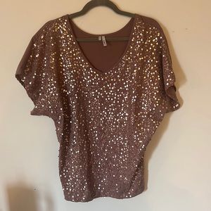 Studio Y Sequin Dress Top